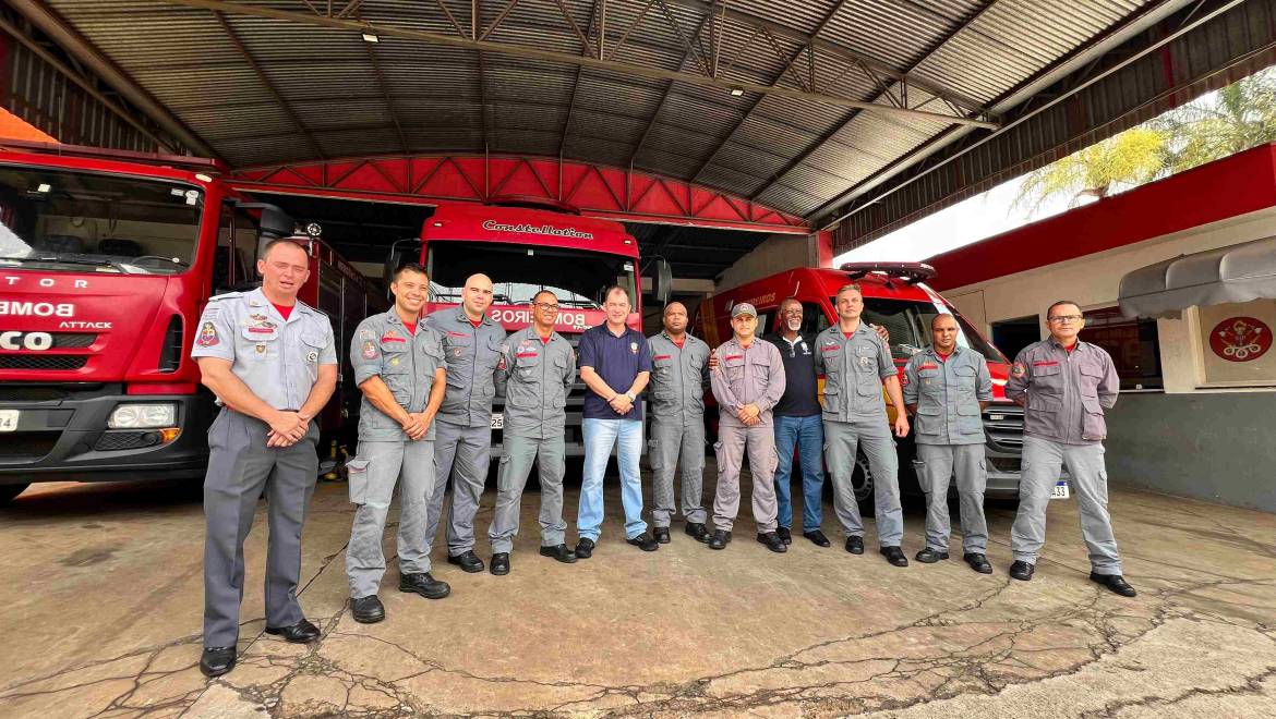 Treinamento de SICOE nos Bombeiros de Paulínia